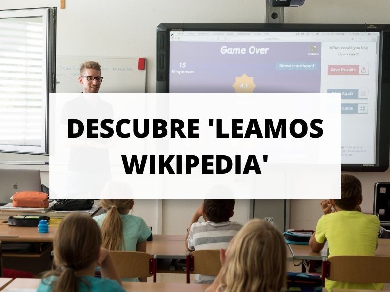 Lanzan al programa Leamos Wikipedia, dirigido a profesores